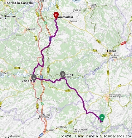 Día 5: Najac - Saint-Cirq-Lapopie – Cahors - Rocamadour - Ruta en coche por Midi-Pyrénées (en construcción) (1)