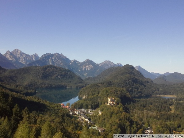 Castillo de Neuschwanstein
Vista desde el castillo. Un entorno maravilloso
