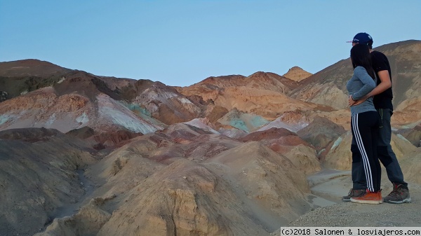 Atardecer en Artist´s Pallete, Death Valley
Puesta de sol desde Artist´s Pallete
