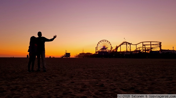 Sunset en Santa Mónica, California
Atardecer desde la playa, con el muelle de Santa Mónica al fondo. Foto sacada con tlfno Samsung Galaxy S8
