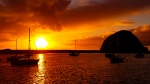 Sunset en Morro Bay