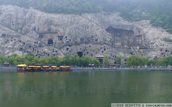 Cuevas de LONGMEN
Cuevas de Long men desde el rio Yi
