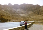 MEDIO ATLAS  Carretera entre rocas
