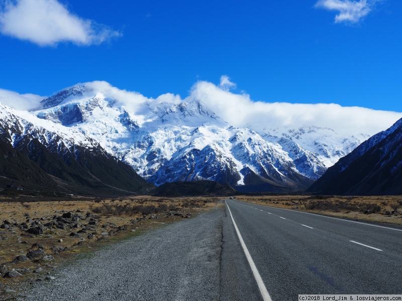 Aoraki-Mount Cook - Hoocker Valley Track - Ruta a Wanaka - Aotearoa. 14 noches y 5.000 km en campervan por Nueva Zelanda (2)