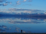 La inmensidad del lago Pukaki