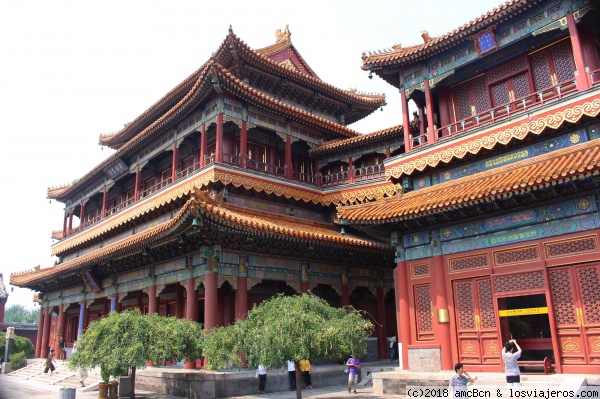 Templo de los Lamas (Beijing)
Edificios del Templo de los Lamas,
