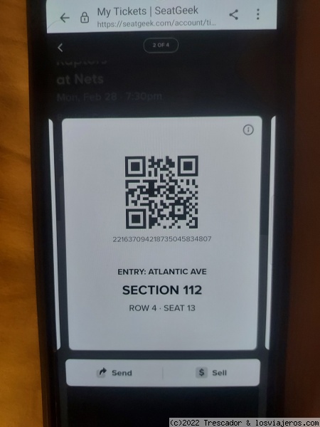 Código Qr entrada Nets vs Raptors
Código Qr entrada Nets vs Raptors
