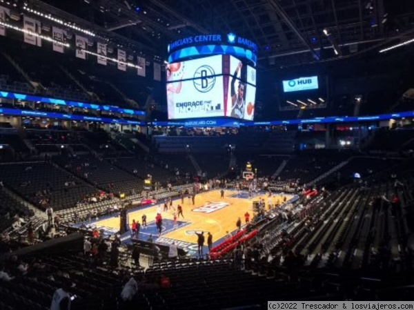 Vistas desde donde estábamos sentados
Vistas Sección 112 Barclays Center
