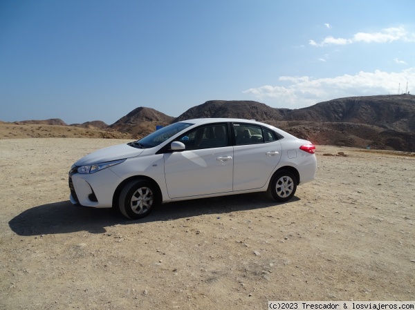 Toyota Yaris en Bandar Al Khairan
Coche que alquilamos en Omán.
