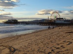 Atardecer en el Pier de Santa Mónica