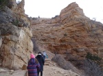 Regresando al punto de partida South Kaibab Trail en el Gran Canyon