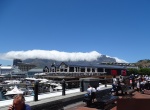 Vistas a Table Mountain desde Victoria's & Albert Waterfront
