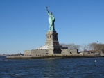 Miss Liberty a la llegada de Liberty Island