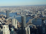 Vistas Puentes Brooklyn y Manhattan desde el observatorio One World