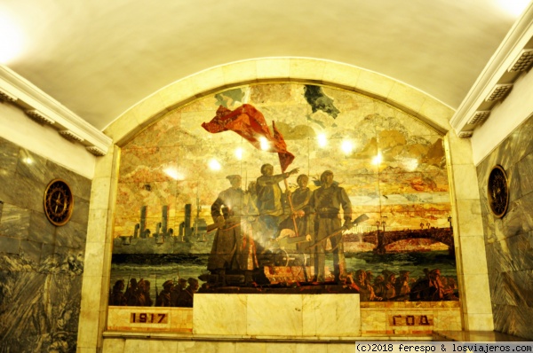 Metro de San Petersburgo
Impresionante
