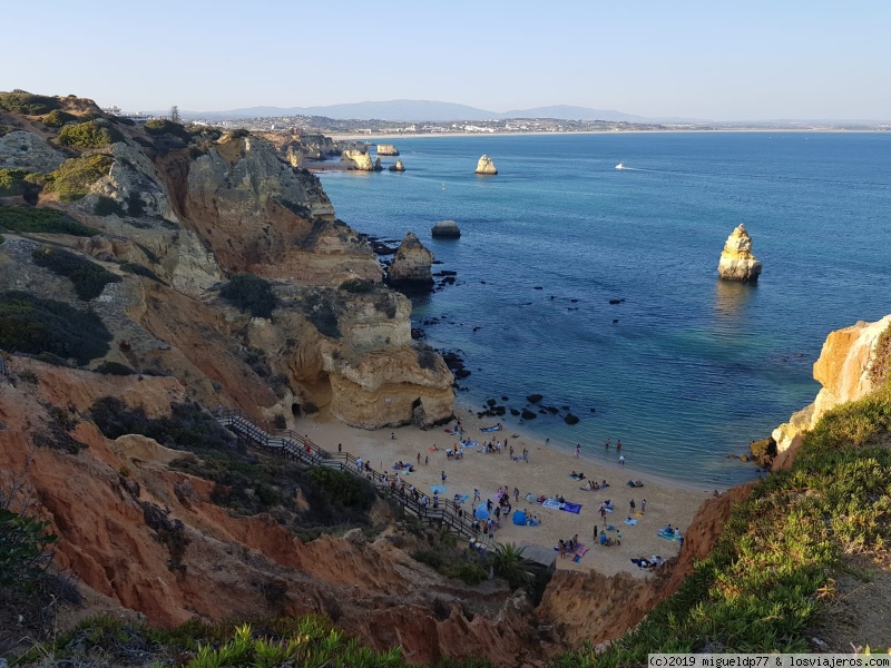 Algarve - playas y atardeceres en coche con niños - Blogs de Portugal - Día 2 playa Doña Ana, Don Camilo y Punta de Piedade (3)