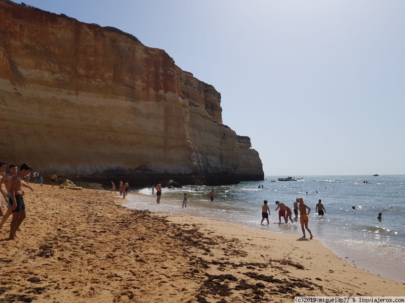 Algarve - playas y atardeceres en coche con niños - Blogs de Portugal - Día 5 Playa Benagil y Playa Cova Redonda (1)