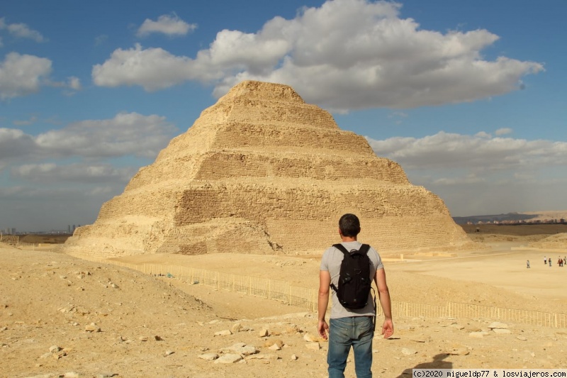 Yacimiento arqueológico de Saqqara, Egipto.