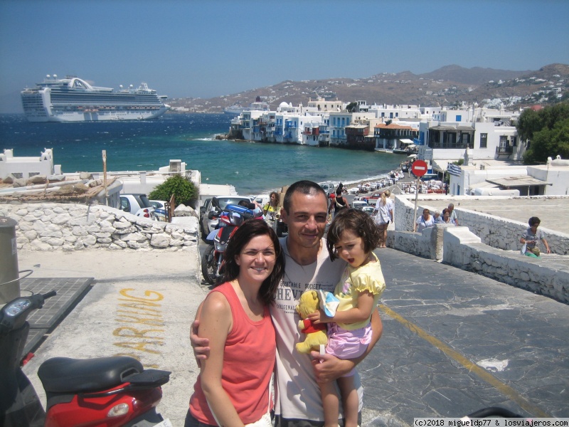 Día 2 Mikonos - Crucero por las islas griegas y Turquía con niños (2)