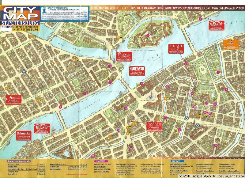 Mapas turísticos - San Petersburgo, Copenhague, Estocolmo, Helsinki, Tallin... con niños (1)