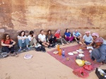 Almuerzo beduino en Wadi Rum
