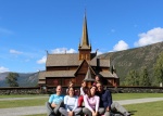 Iglesia Vikinga - con nuestros compañeros de aventuras