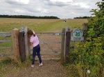 Stonehenge - puerta de acceso al sendero