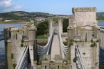 Castillo Conwy - puente de cadenas