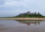Castillo de Bamburgh - desde la playa