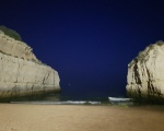 De noche en Playa Cova Redonda