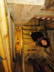 Minas de sal de Wieliczka - primer tramo de escalera