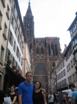 Catedral de Estrasburgo desde la Rue Merciere