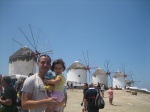 The windmills (kato milli) - Los molinos de Mikonos