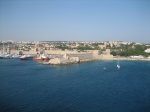 Muralla de Rodas desde el barco