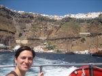 Santorini desde la lanzadera