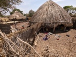 Casa del Poblado Puel en la frontera de Guinea Conakry