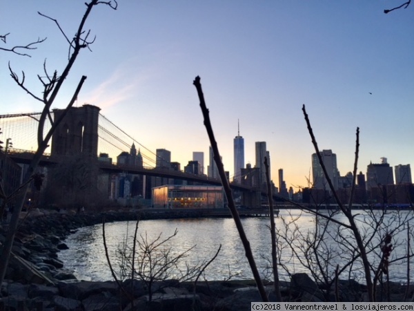 Fulton Park
Vistas del puente de Brooklyn desde la zona de Dumbo
