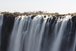 Cataratas Victoria con efecto sedoso