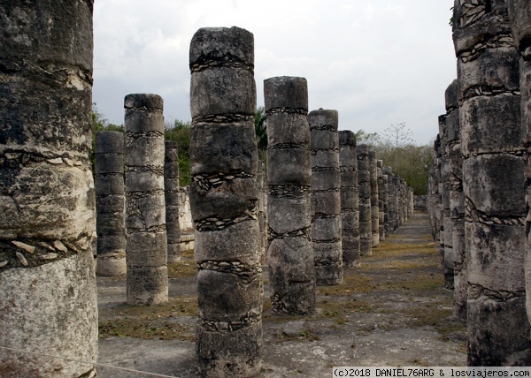 CHICHEN ITZA
Chichén Itzá, las mil columnas
