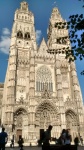 Catedral de Tours.
Catedral, Tours, Fachada, Saint, Gatien, principal, catedral
