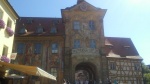 Ayuntamiento de Bamberg.
Ayuntamiento, Bamberg, Frescos, fachada, ayuntamiento