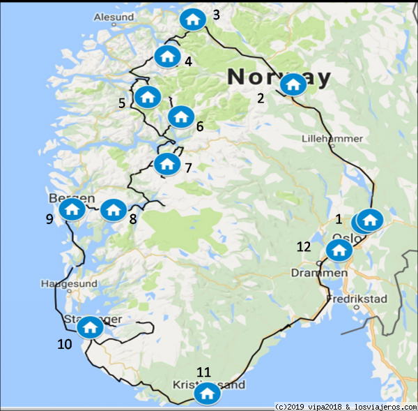 Ruta por Noruega
Ruta por Noruega
