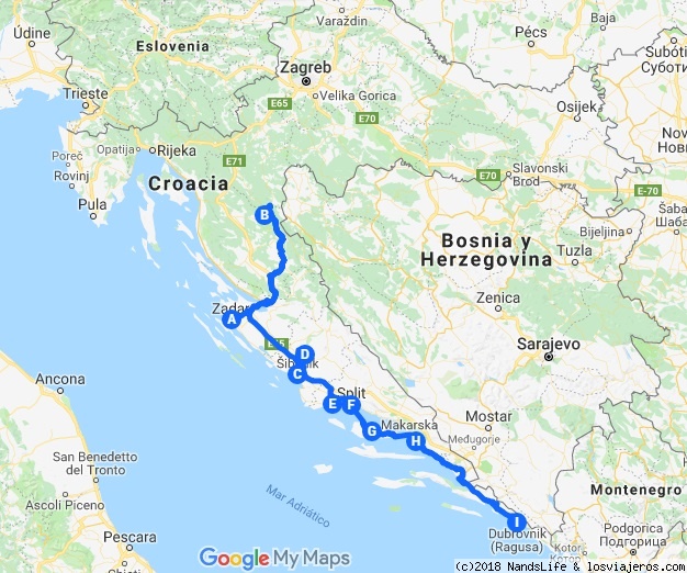 Croacia: 7 días recorriendo en coche la Costa Dálmata ✏️ Blogs de ✈️ Los Viajeros