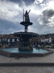Fuente plaza de armas Cusco