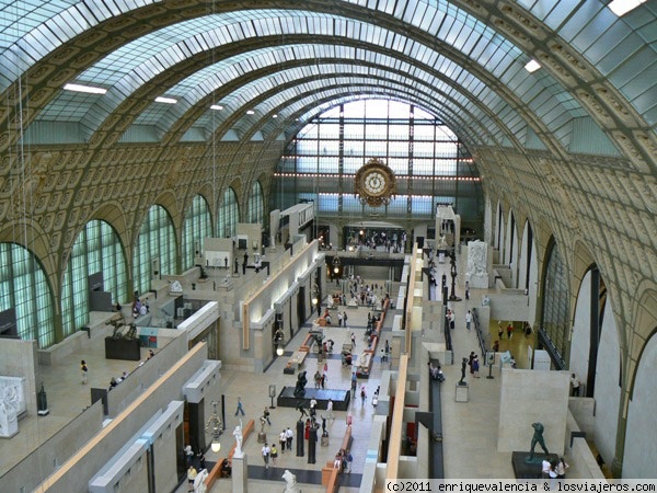 Interior del museo de Orsay.
Situado en París, uno de mis museos preferidos.
