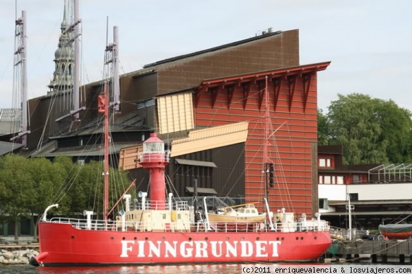 Faro movil en Estocolmo
Frente al Museo vasa, había esta barco que es un faro movil, supongo que para siuaciones de emergencia
