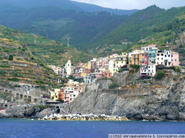 Manarola.
Otro de los pueblos del parque natural de les Cinque Terres.
