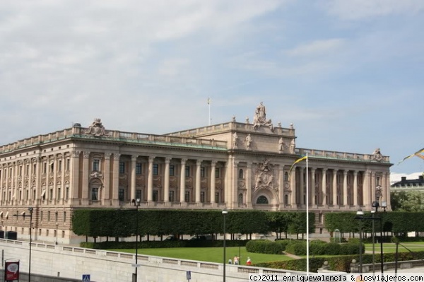 El Parlamento Sueco
Sede del Parlamento de Suecia en la isla de Gamla Stan
