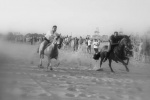 Jinetes en las carreras de la playa de Pinedo
Playa Pinedo Carreras caballos