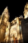 Toledo. Vista noctura de la Catedral